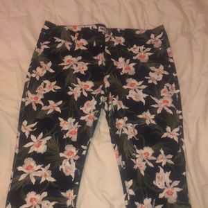 Floral pixie pants